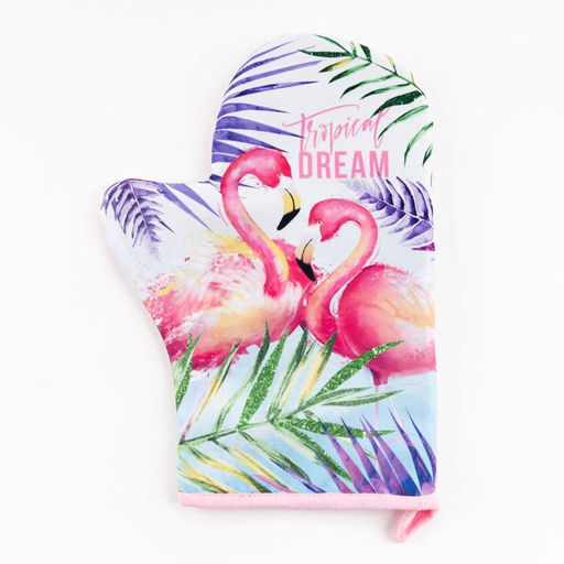Варежка-прихватка «Tropical dream», 20×28 см, 35% х/л, 65% п/э, ватин 250 г/м²