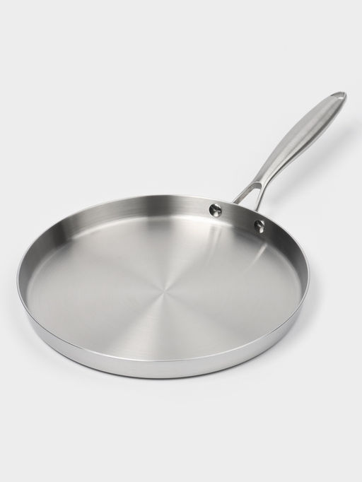 Блинная сковорода 3Ply Hanna Knövell, d=28 см, h=3 см, толщина 2.2 мм, индукция, нержавеющая сталь