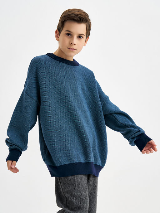 Синий джемпер для мальчика