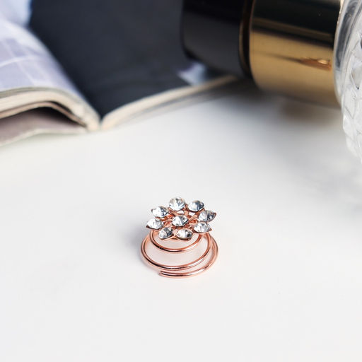 Цена за 24 шт. Шпилька пружинка «Василёк», d=1.5 см, золото