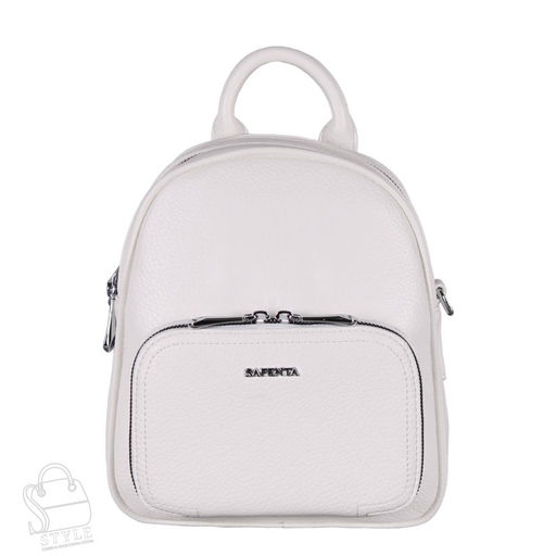 Рюкзак женский 670100 white Velina Fabbiano-Safenta/30 в Новосибирске