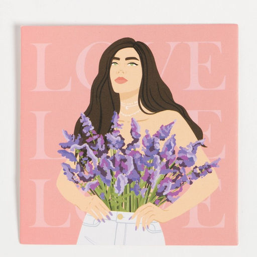 Набор подарочный KAFTAN Love, термос, носки 3 пары, размер 36-39 (23-25 см), открытка  фото 4