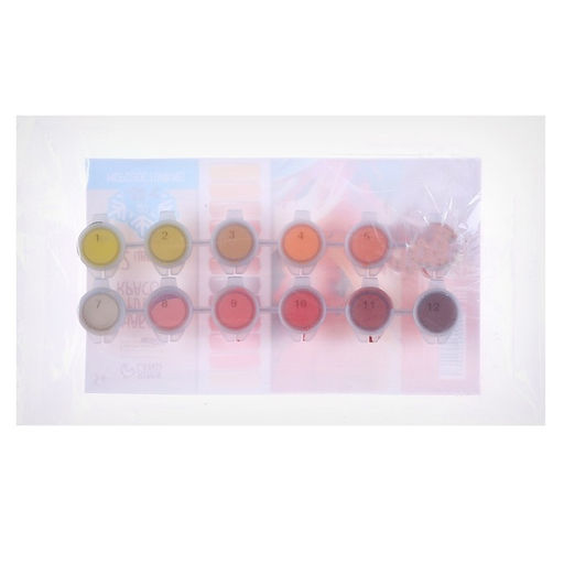 Краска акриловая «Огненное настроение», 12 цветов