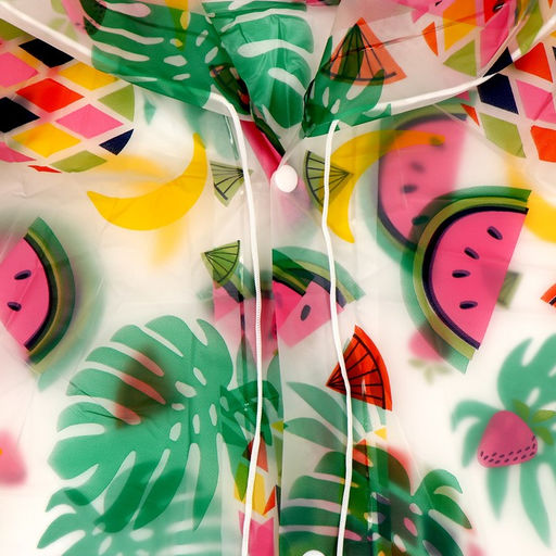 Дождевик детский Тропики, рост 125-155 см - Funny toys фото 3