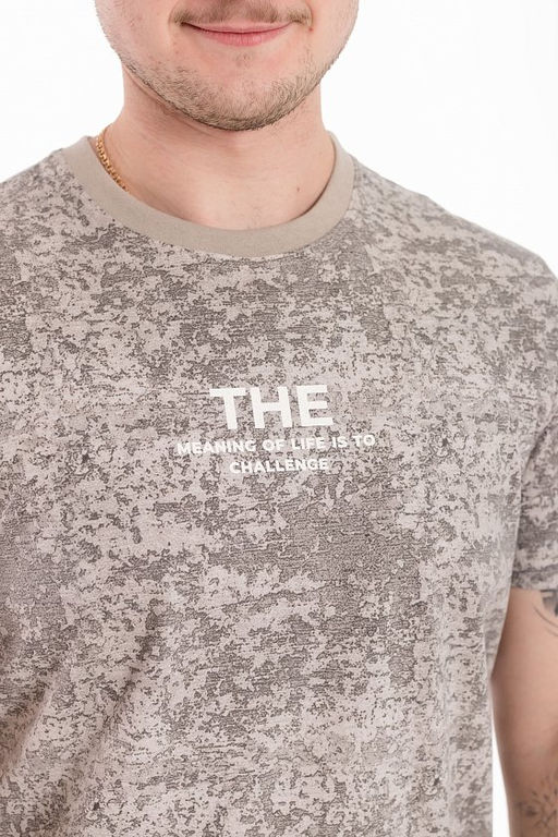 Футболка М124024Пгс графит/серый - Елена фото 2