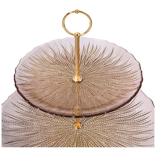 ЭТАЖЕРКА 2Х-ЯРУСНАЯ SUNRAYS 21СМ/28СМ - Lefard фото 3