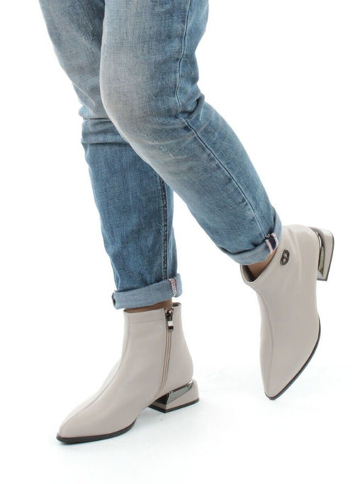 01-PCG266-3 GRAY/BEIGE Ботинки демисезонные женские - No name фото 4