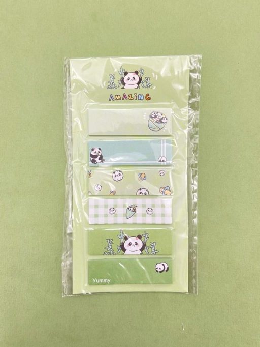 Стикеры "Panda life", green