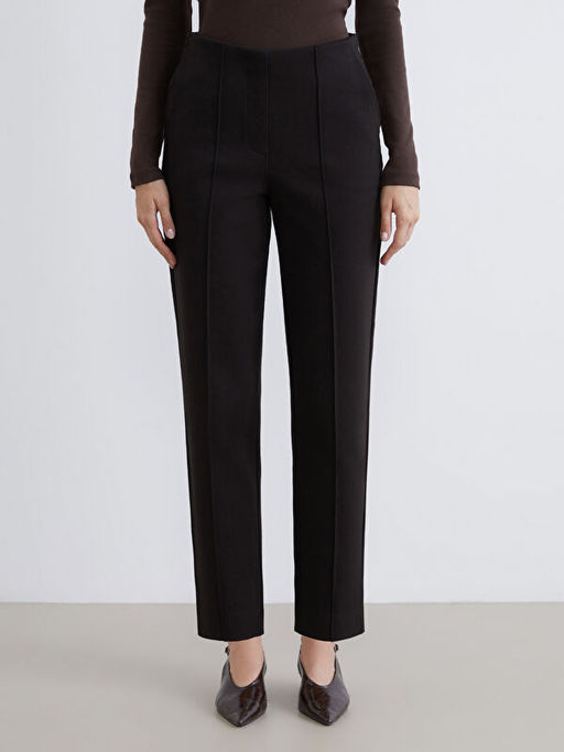 Beli Lastikli Kad?n Cigarette Pantolon