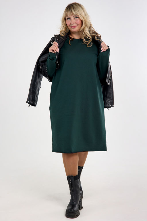 Платье футер-реглан