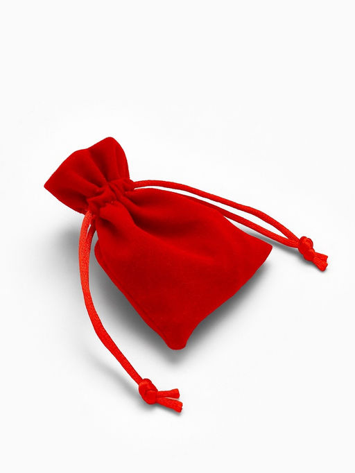 Набор мешочков подарочных 50 шт. бархатный «Классика», 6×8 см, красный