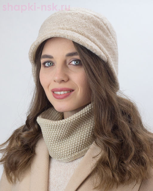 848-К-Д Комплект (бейсболка+снуд) (56-58)