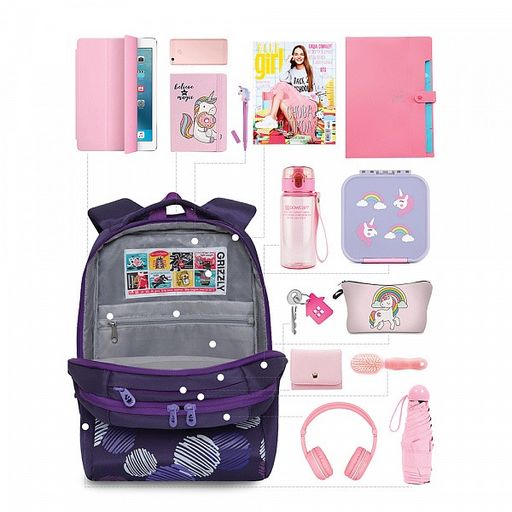 RG-066-2 Рюкзак школьный - Grizzly фото 17