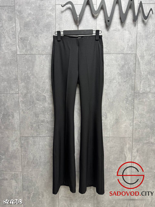 Брюки клеш из классической брючной ткани