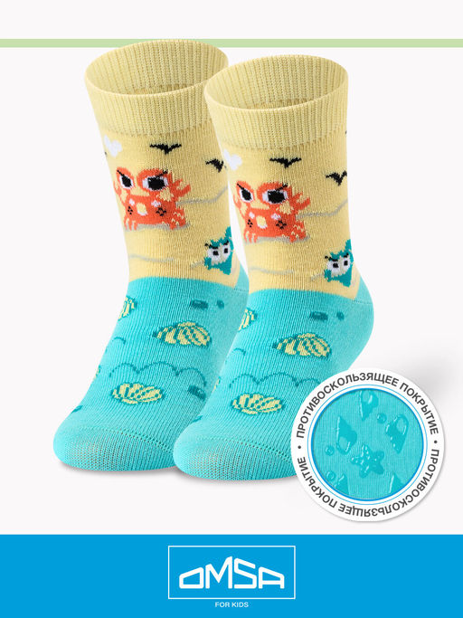 (Omsa) Calzino 21P50 ABC (Краб) (ЧЗ) acqua