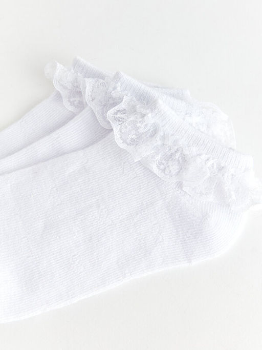 Dantel Detayl? K?z ?ocuk Patik ?orap 3l? - Waikiki фото 3