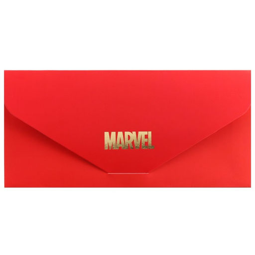 Цена за 10 шт. Конверт для денег «MARVEL», софт тач, тиснение, 19 х 9 см, Мстители