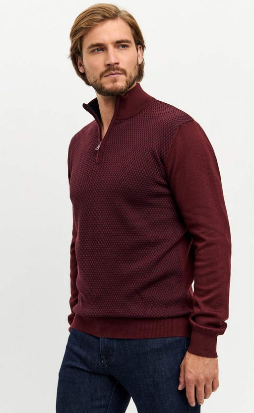 Джемпер F121-15-12032 bordo - Fine joyce фото 5