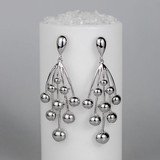 Серьги Арт. 3-3198-W - MyGemma фото 2