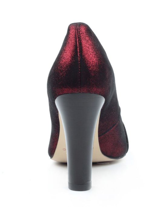 06-D607-81-2 BLACK/RED Туфли женские (натуральная кожа) - Фабричный китай фото 11