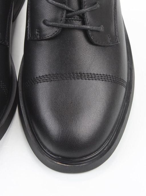 03-M47-68 BLACK Полуботинки женские (натуральная кожа)