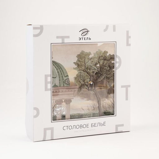 Скатерть «Этель. «Райский сад», 110×150 +/- 3 см, 100% хлопок, саржа 190 г/м²