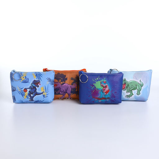 Цена за 2 шт. Кошелёк детский «Динозавры», маленький, монетница, МИКС