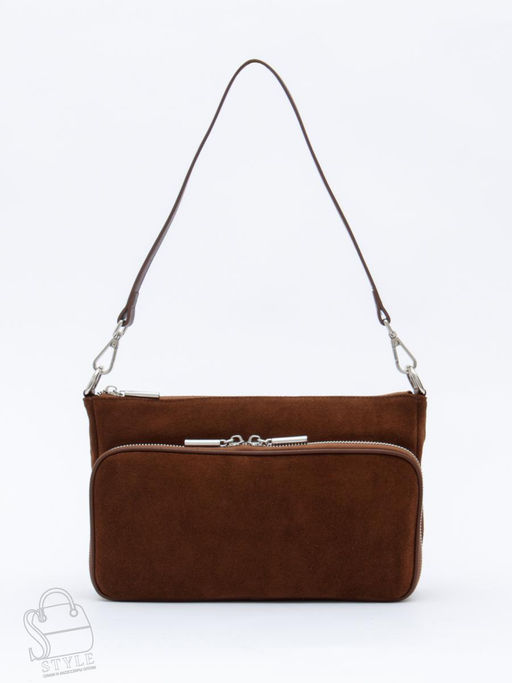 Сумка женская кожаная 8200PEF cocoa Polina&Eiterou в Новосибирске