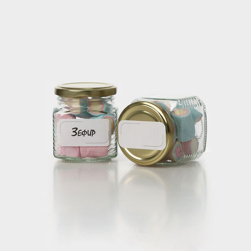 Набор стеклянных банок с золотистой крышкой и этикеткой, ТО-66, 0,2 л, 6 шт - Simaland фото 6