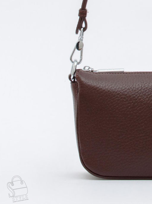 Сумка женская кожаная 1028C wine Polina&Eiterou