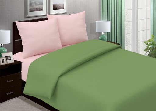 Постельное белье из поплина Магнолия Однотонный 1,5 спальный