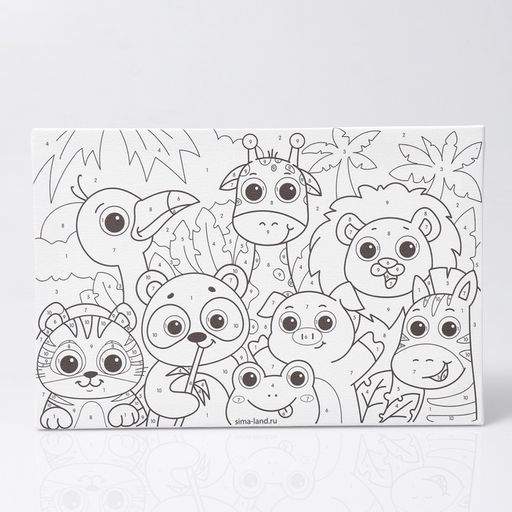 Картина по номерам Яркие зверята 20 30 см - Школа талантов фото 5