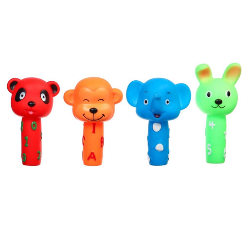 Резиновые игрушки для ванны Крошка Я «Малыши: пищалки», в наборе 4 шт.