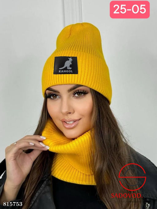 Набор 2в1 шапка и снуд женский - Bruno фото 8