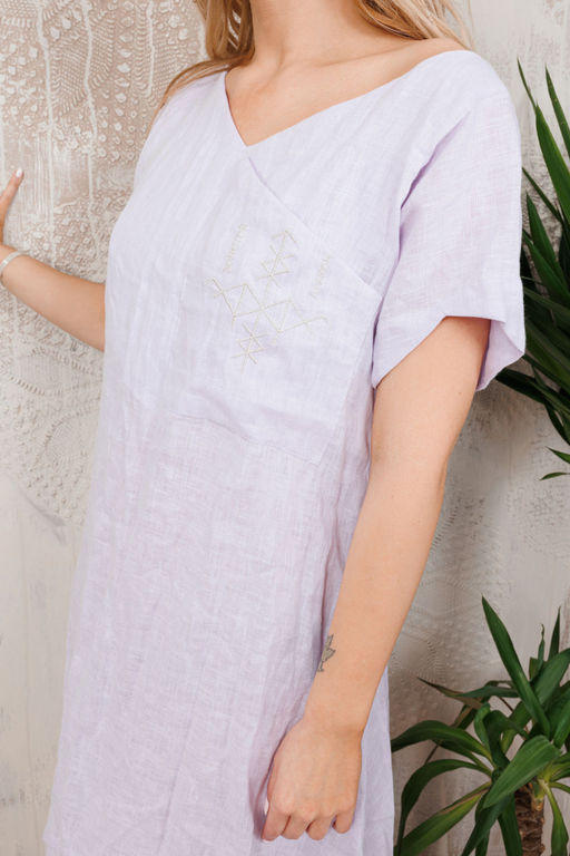 Платье AMORI 9632 лаванда  фото 2