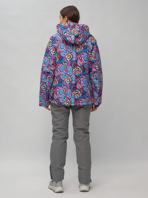 Горнолыжный костюм женский синего цвета 02302-1S - Chunmai фото 5