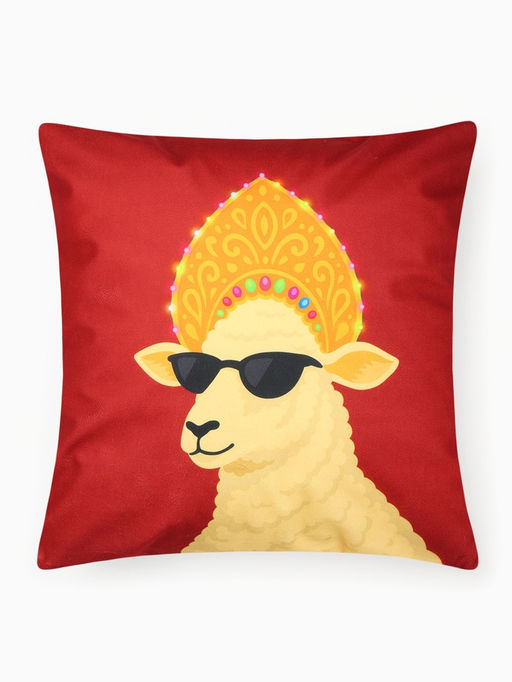 Набор декоративных наволочек «Этель» Cool sheep, 40×40 см - 2 шт., велюр