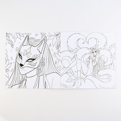 Цена за 3 шт. Раскраска-антистресс «Мир Аниме»