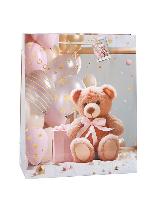 Пакет подарочный 17х24x8см / 1634-S /уп 12/1200/