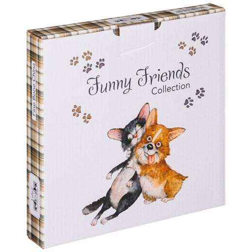 НАБОР ТАРЕЛОК ЗАКУСОЧНЫХ LEFARD ЛУЧШИЕ ДРУЗЬЯ 2 ШТ. 23 СМ  фото 2