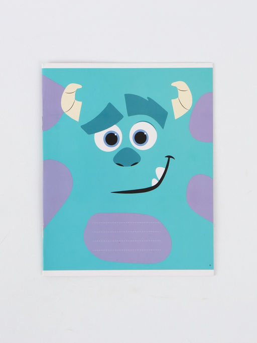 Цена за 20 шт. Тетрадь А5, 12 листов в косую линейку "Мордочки" микс