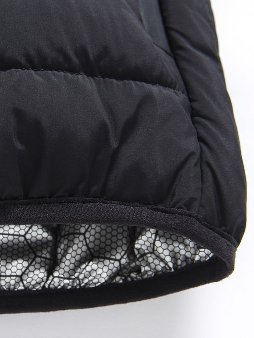 Куртка мужская стёганая с капюшоном с графеновой подкладкой черного цвета 9625_1Ch