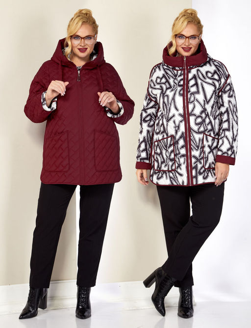 Куртка SHETTI 2199-Р винный