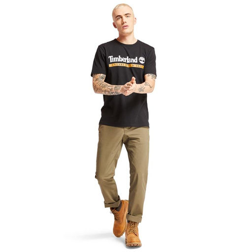 Брюки Timberland Chino Pant Twill Squam Lake Stretch Straight зеленые  фото 4