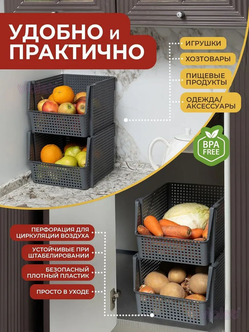 Корзина для хранения Лофт 10л 294*2509180см арт. 850006, 850020, 850018 - Keeplex фото 2