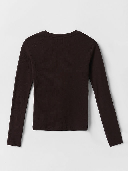 Комплект домашний женский коричневый из рибаны - Mark formelle фото 8