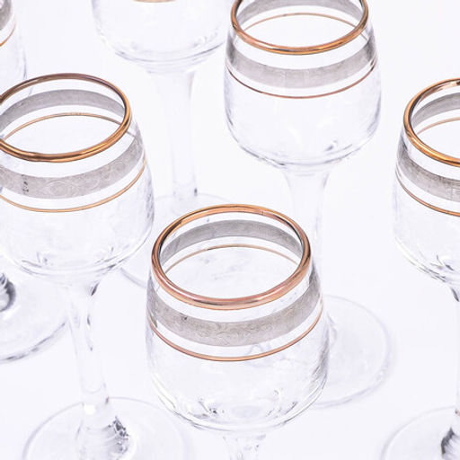 TL34-4164 Набор 6 рюмок Изабелла с рисунком Нежность (х8) - Mayer&boch фото 3