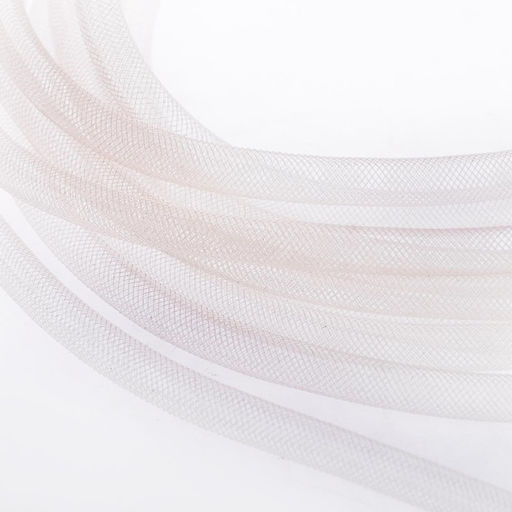 Бижутерная сетка-рукав, 8мм, 5 метров, цвет молочный - Simaland фото 2