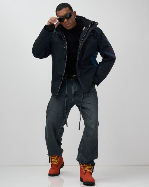 Горнолыжная куртка мужская зимняя темно-синего цвета 7617TS - Mtforce фото 15