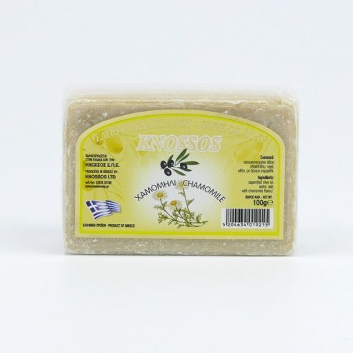 Натуральное оливковое мыло РОМАШКА Knossos, 100г